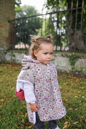 Poncho fleuris Giulia