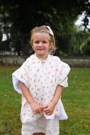 Poncho fleuris Paola