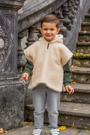 Poncho beige