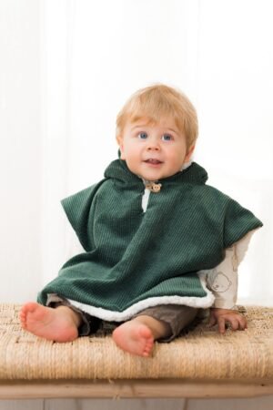 Poncho sapin velours