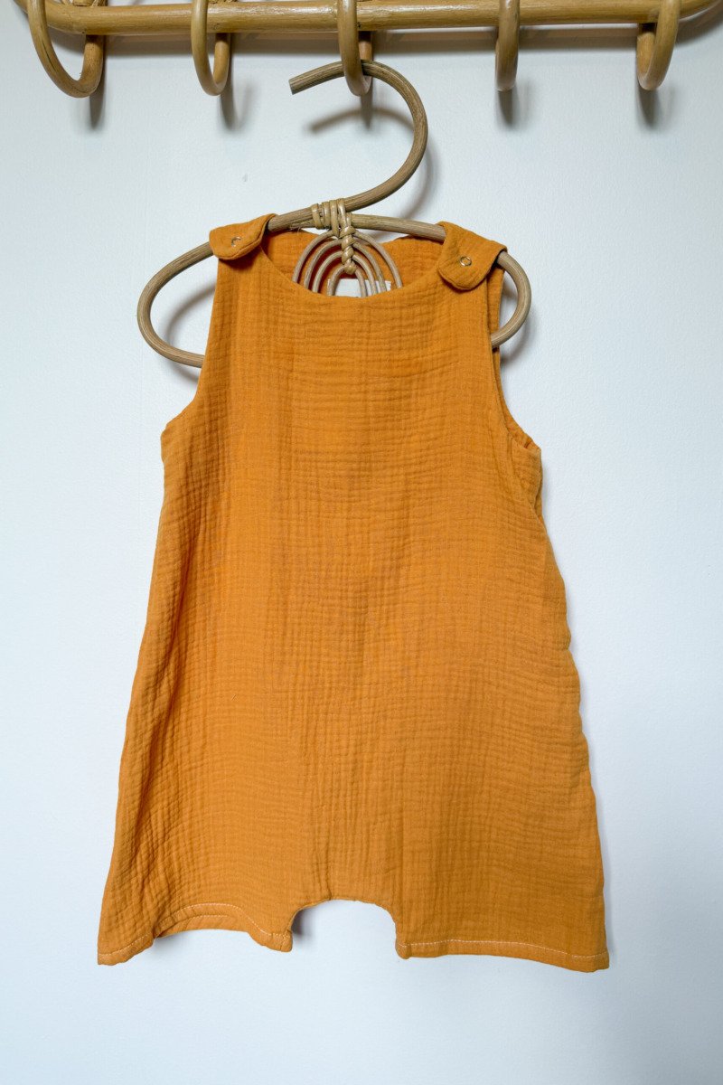 Combinaison gaz de coton camel