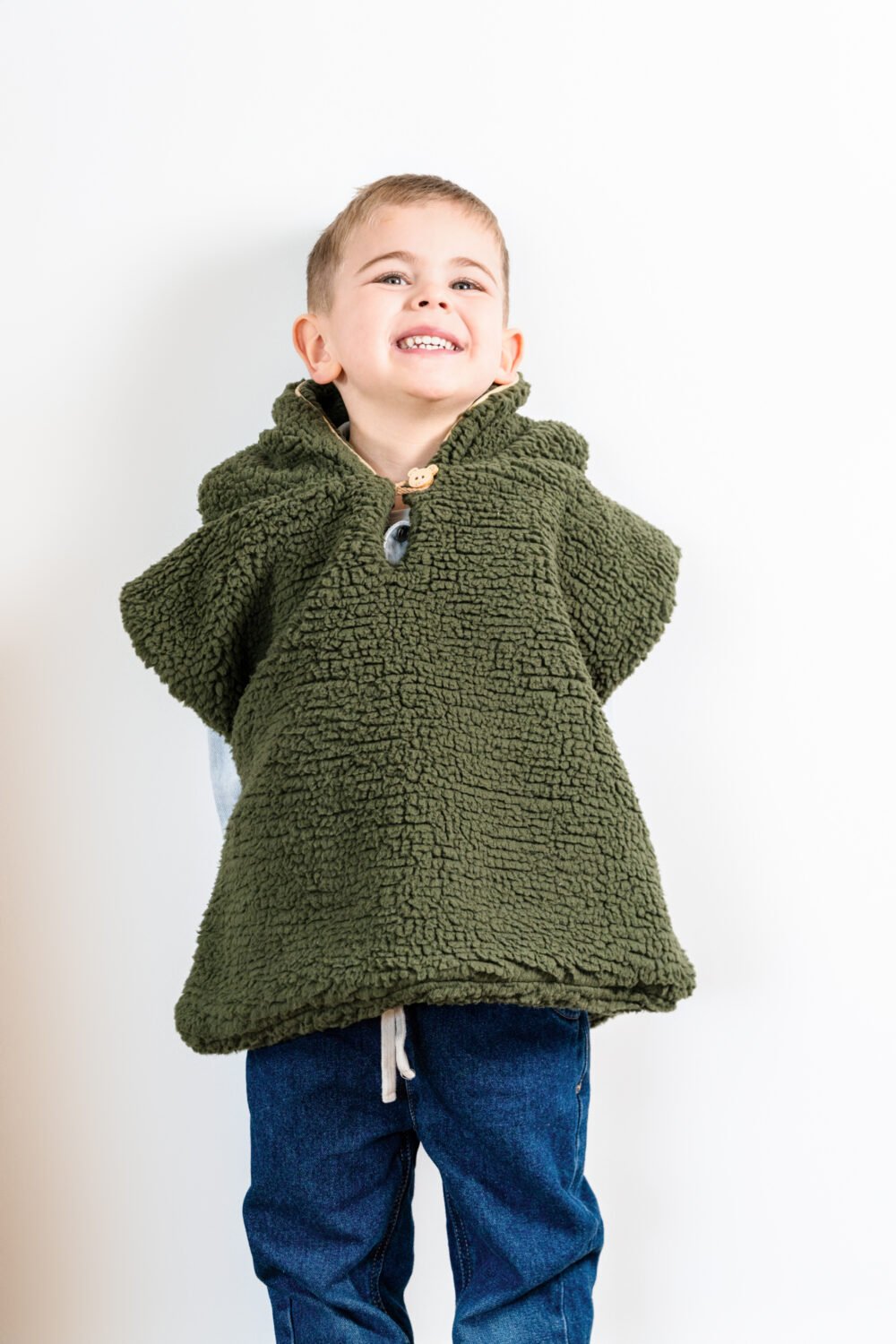 Poncho Moumoute kaki