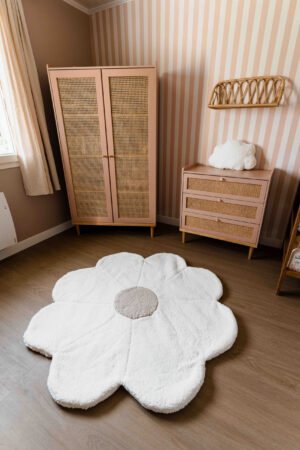 Tapis fleur réversible personnalisable