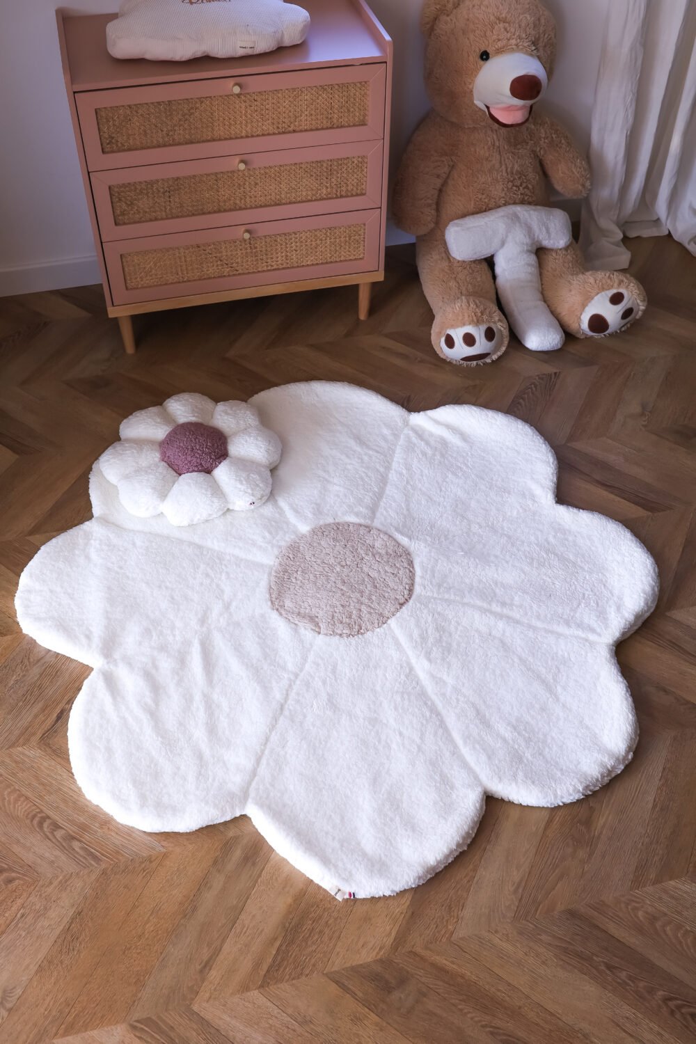 Tapis fleur réversible – Image 2