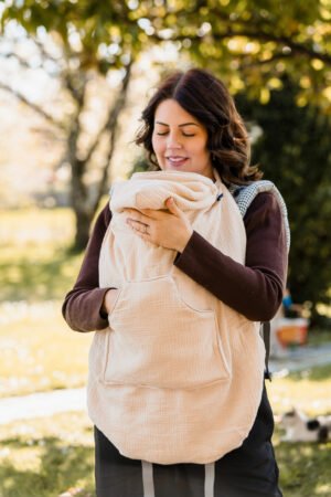 Couverture de portage beige