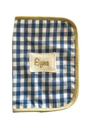 Protège carnet de santé vichy bleu