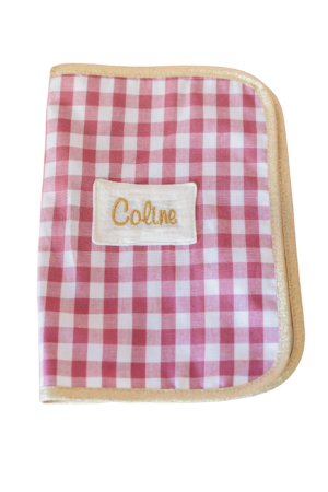 Protège carnet de santé vichy rose
