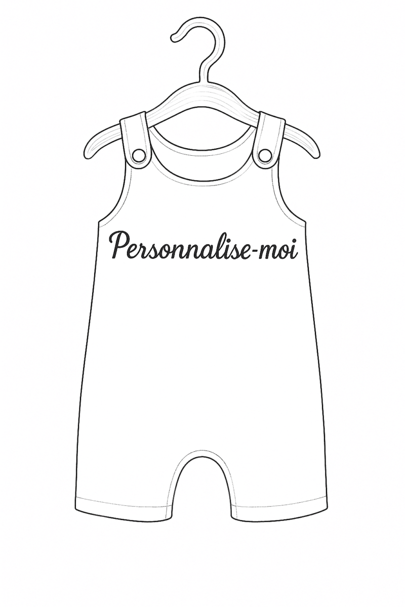 Combinaison short à  personnaliser