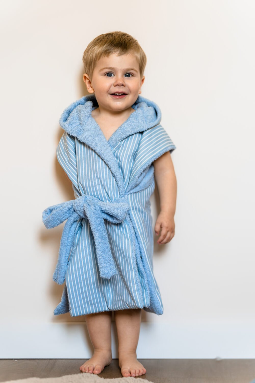 Peignoir de bain rayé