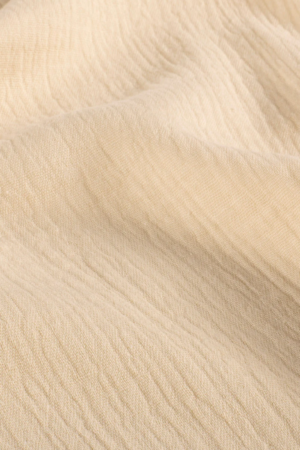 Tissu gaze de coton beige