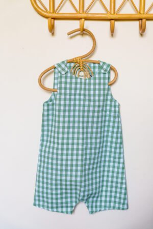 Combinaison vichy vert