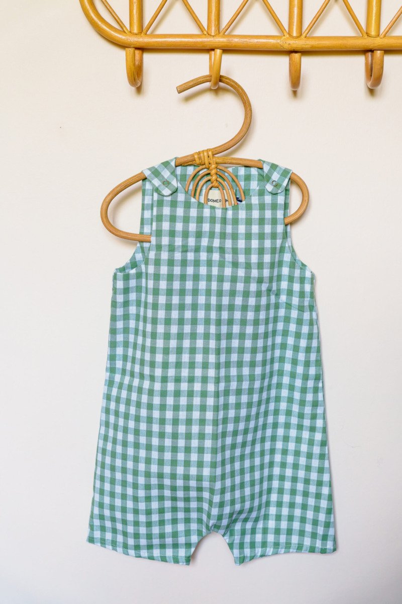 Combinaison vichy vert