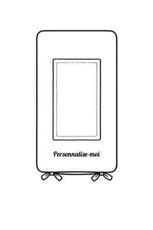 Housse matelas à langer à personnaliser