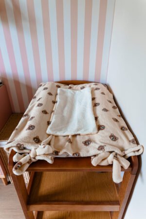 Housse matelas à langer ourson