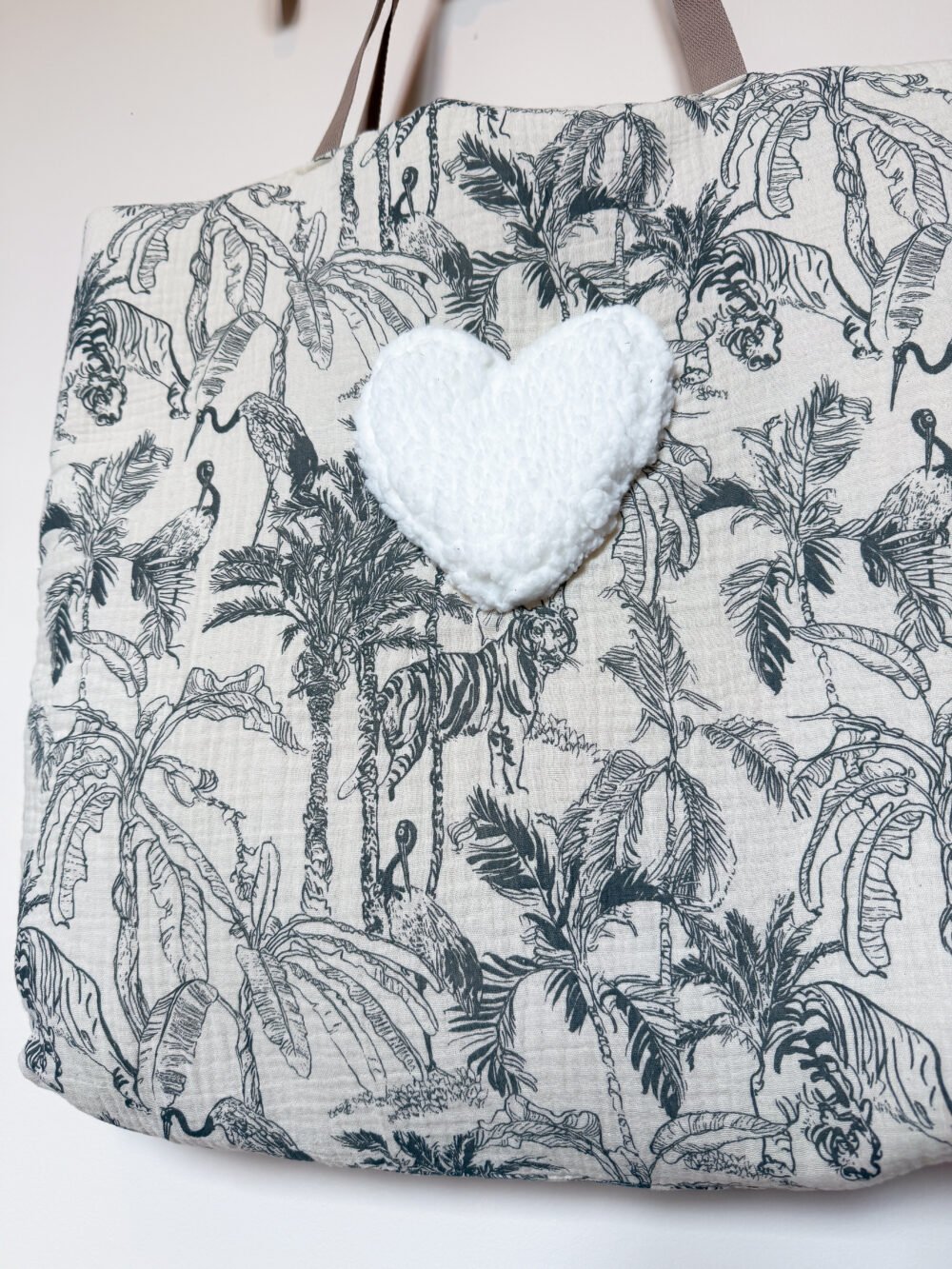 Sac cabas jungle gris – Image 2