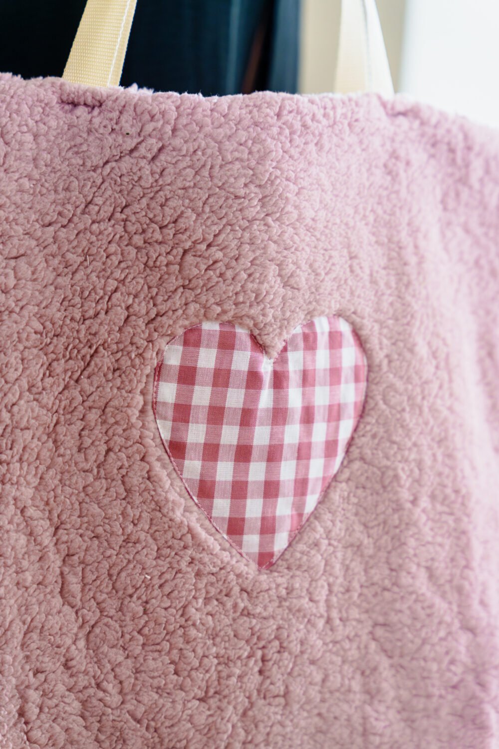 Sac cabas moumoute rose – Image 4