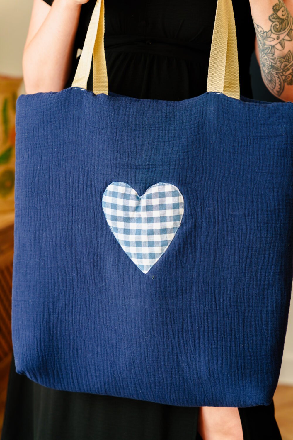 Sac cabas double gaz marine – Image 2