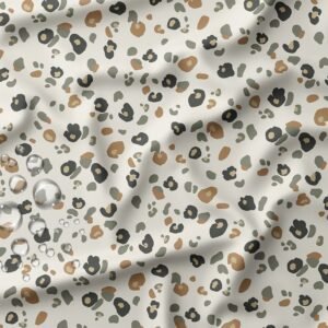 Tissu imperméable léopard