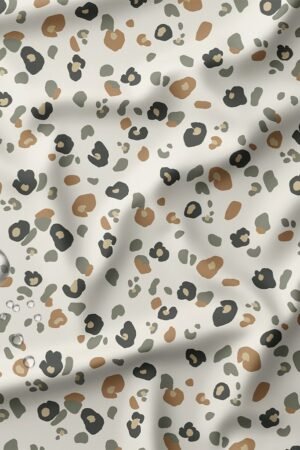Tissu imperméable léopard
