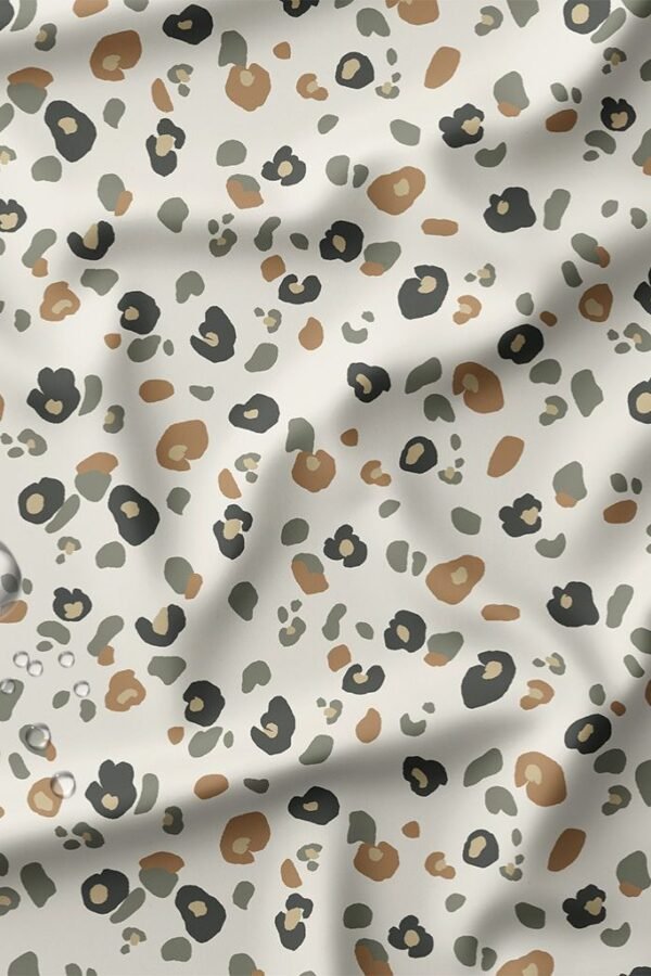 Tissu imperméable léopard
