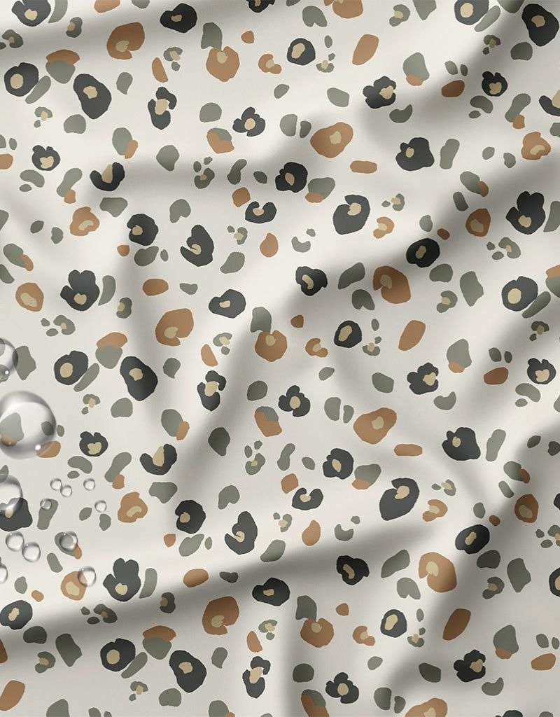 Tissu imperméable léopard