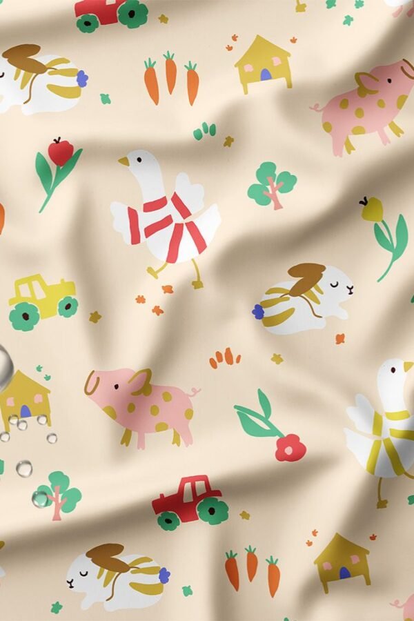 Tissu imperméable animaux de la ferme