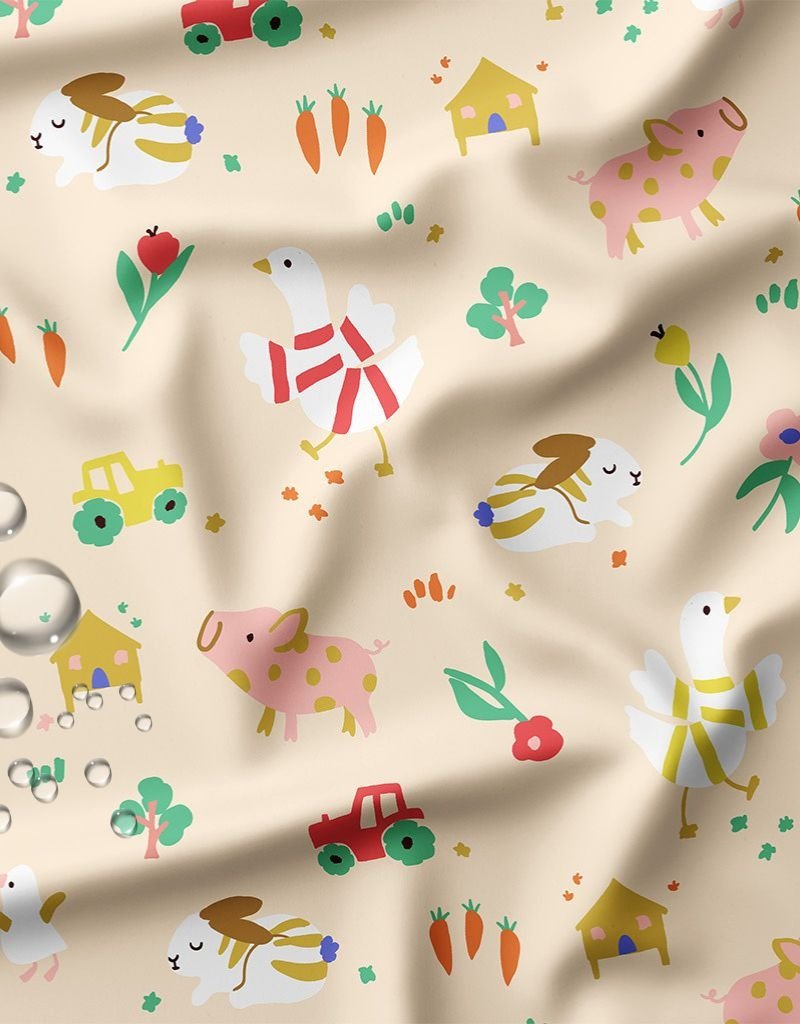 Tissu imperméable animaux de la ferme