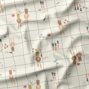 Tissu imperméable lapin