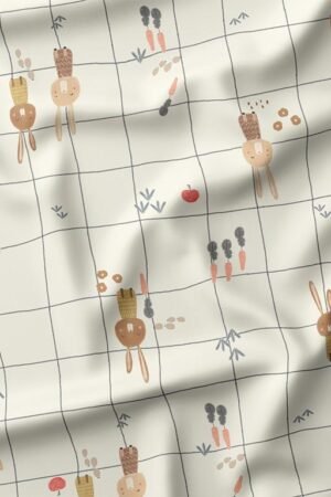 Tissu imperméable lapin