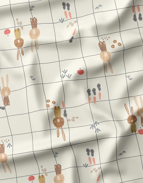 Tissu imperméable lapin