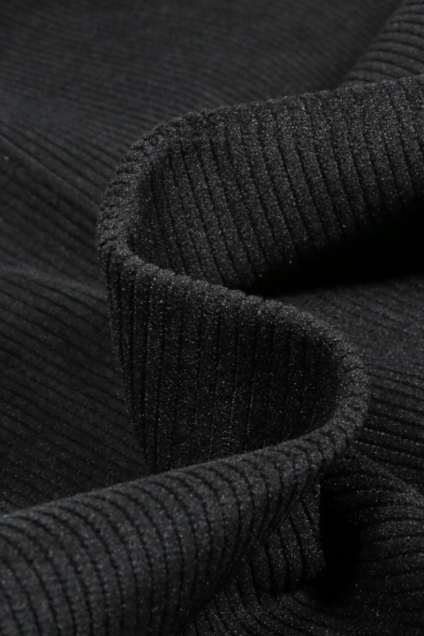 Tissu velours noir