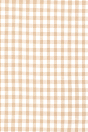 Tissu coton vichy camel