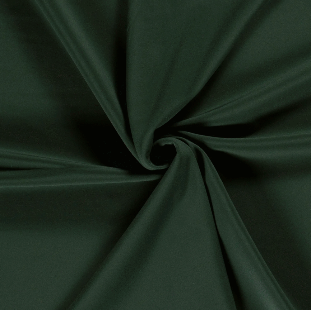 Tissu imperméable vert foncé