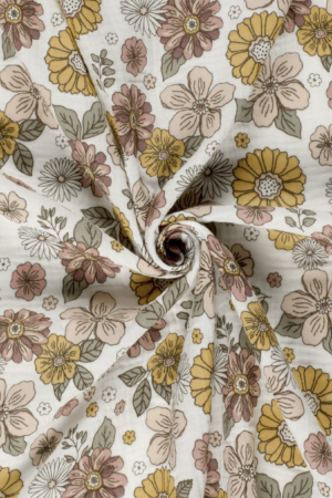 Tissu gaze de coton Aria