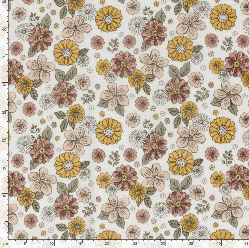 Tissu gaze de coton Aria – Image 2