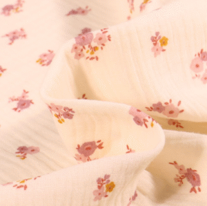 Tissu gaze de coton Paola