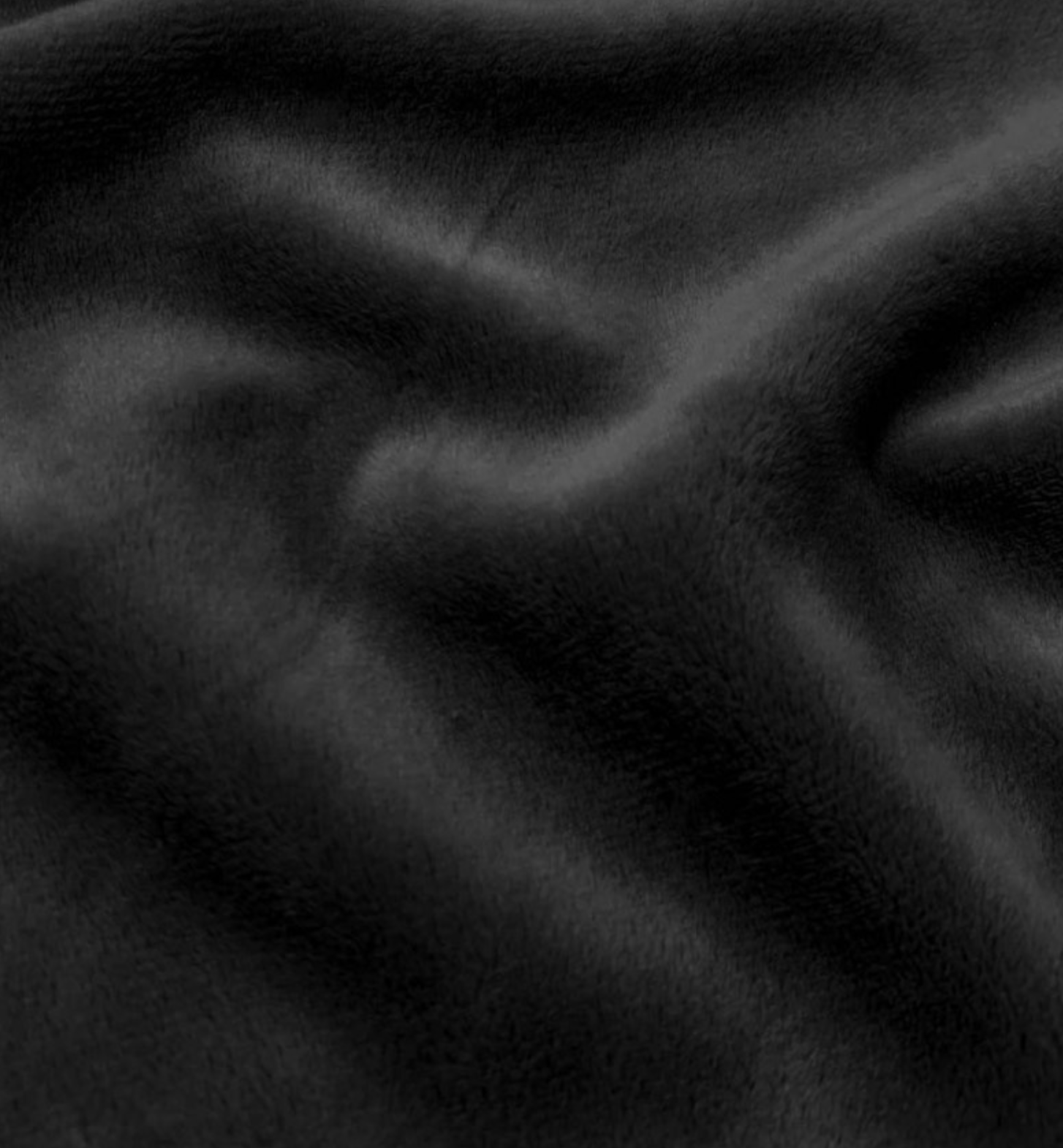 Tissu minky noir