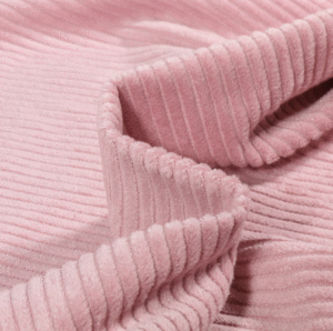 Tissu velours rose