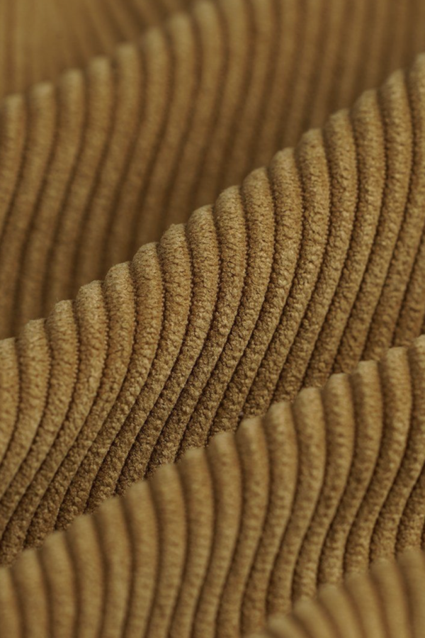 Tissu velours camel