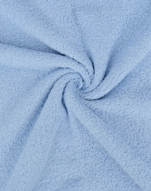 Tissu éponge bleu ciel
