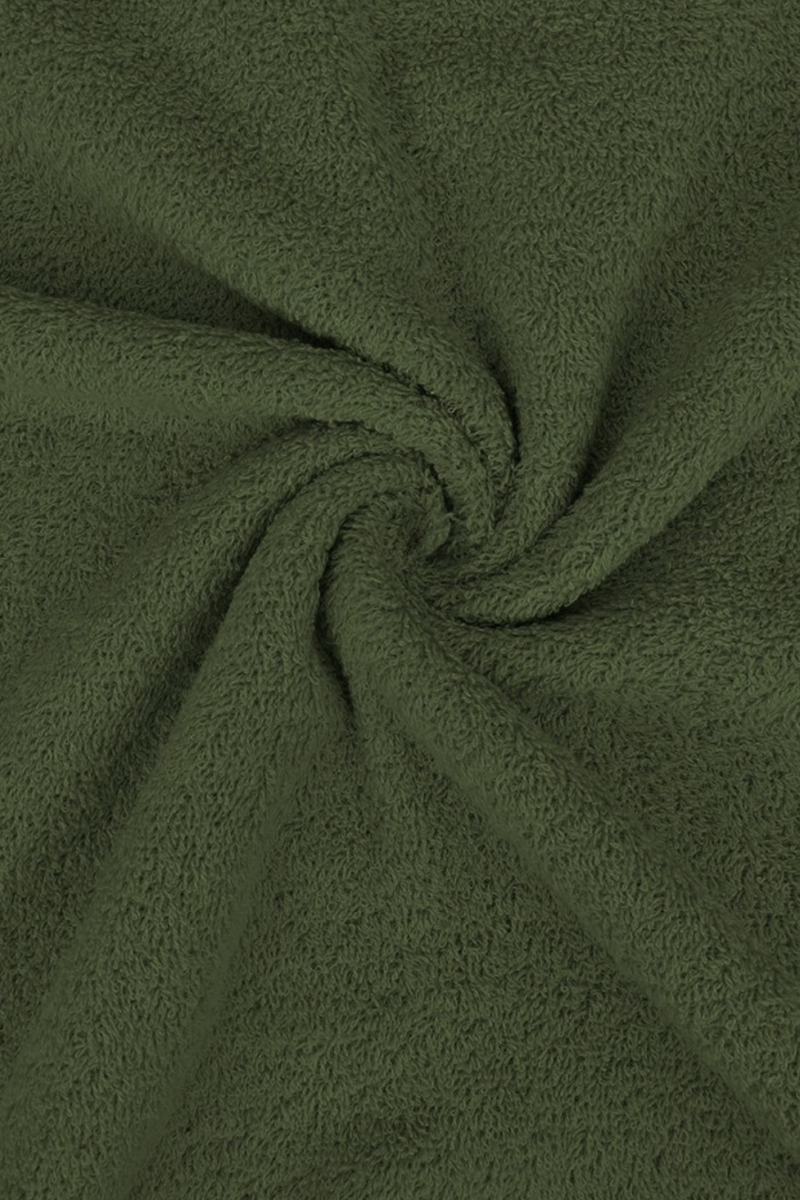 Tissu éponge kaki