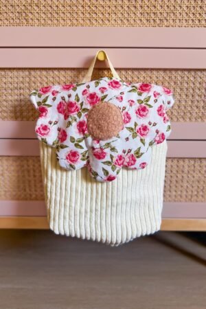 Sac à dos rabat fleur Chiara