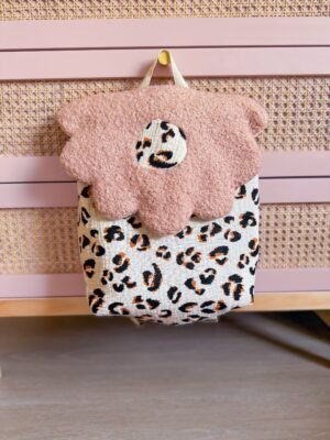 Sac à dos rabat fleur Lou