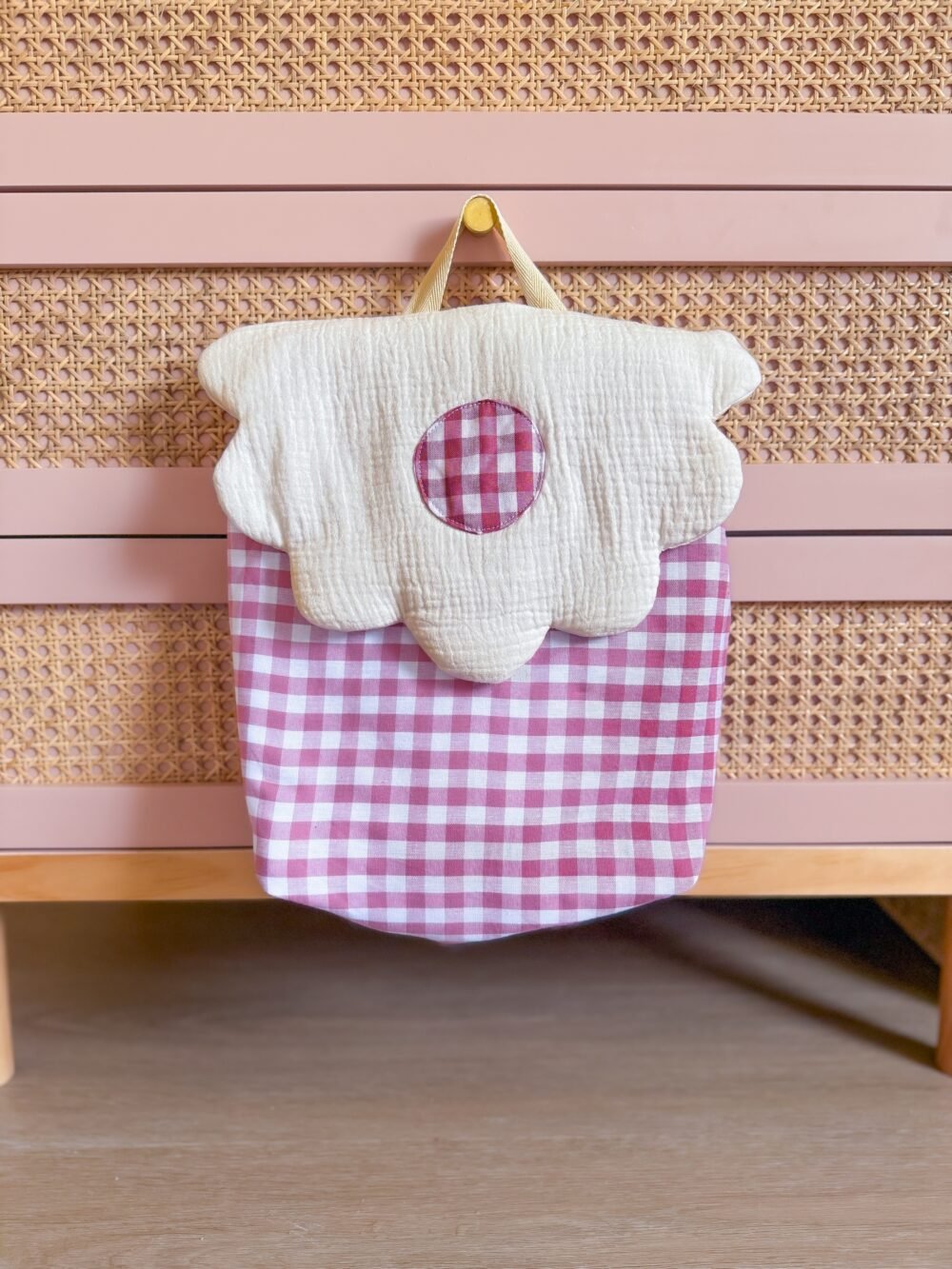 Sac à dos rabat fleur Anna