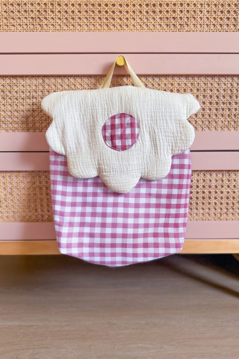 Sac à dos rabat fleur Anna