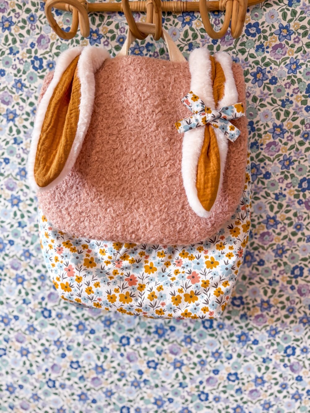 Sac à dos lapin noeud Isadora – Image 3