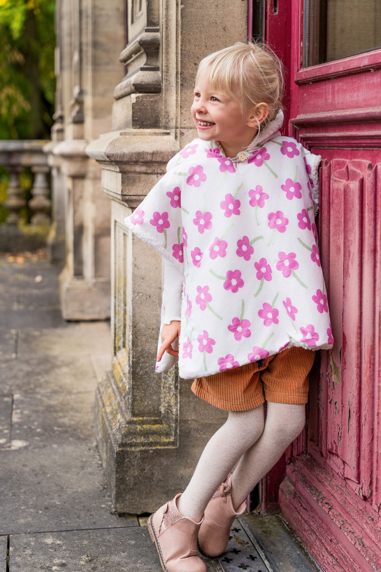 Poncho fleuris Lucia – Image 2