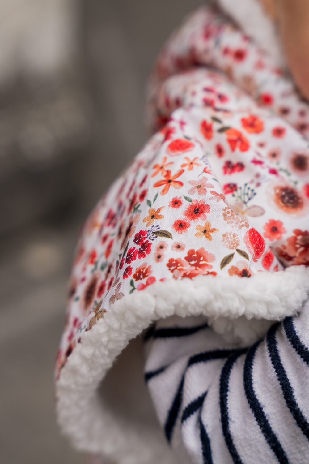 Poncho fleuris Georgia – Image 2