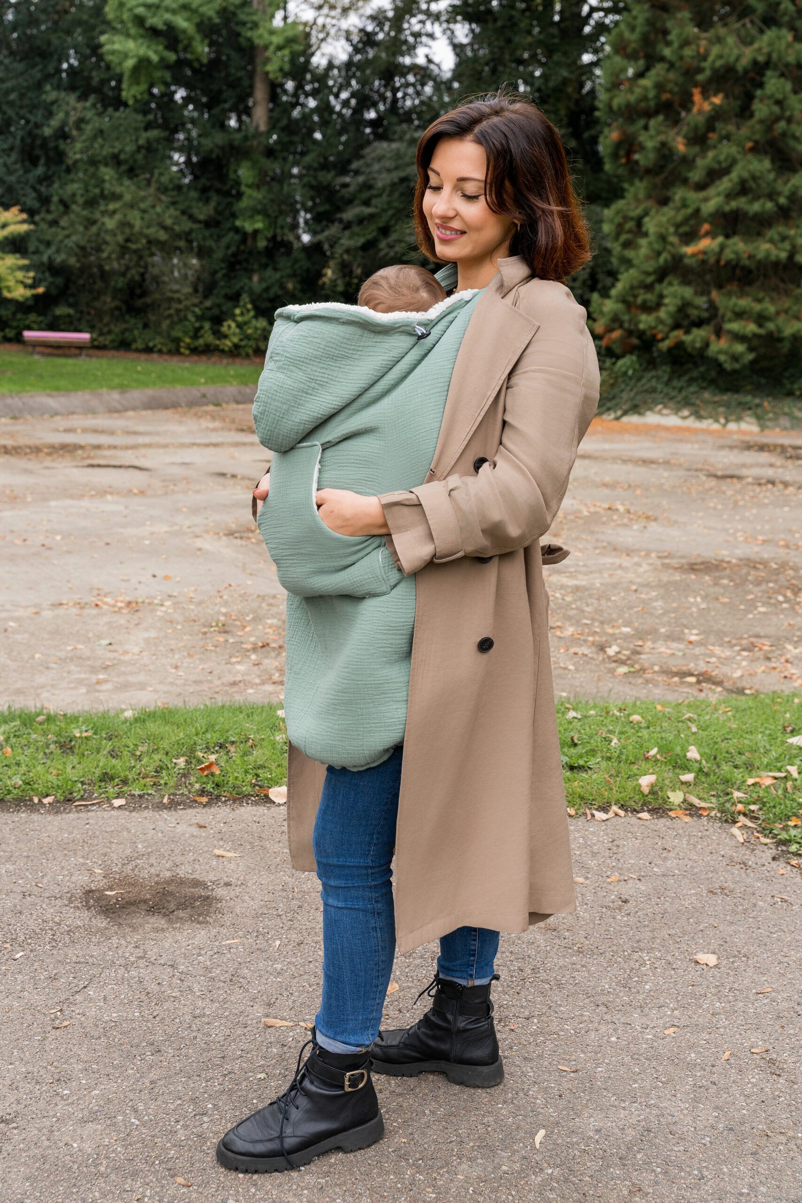 Couverture de portage sauge – Image 5