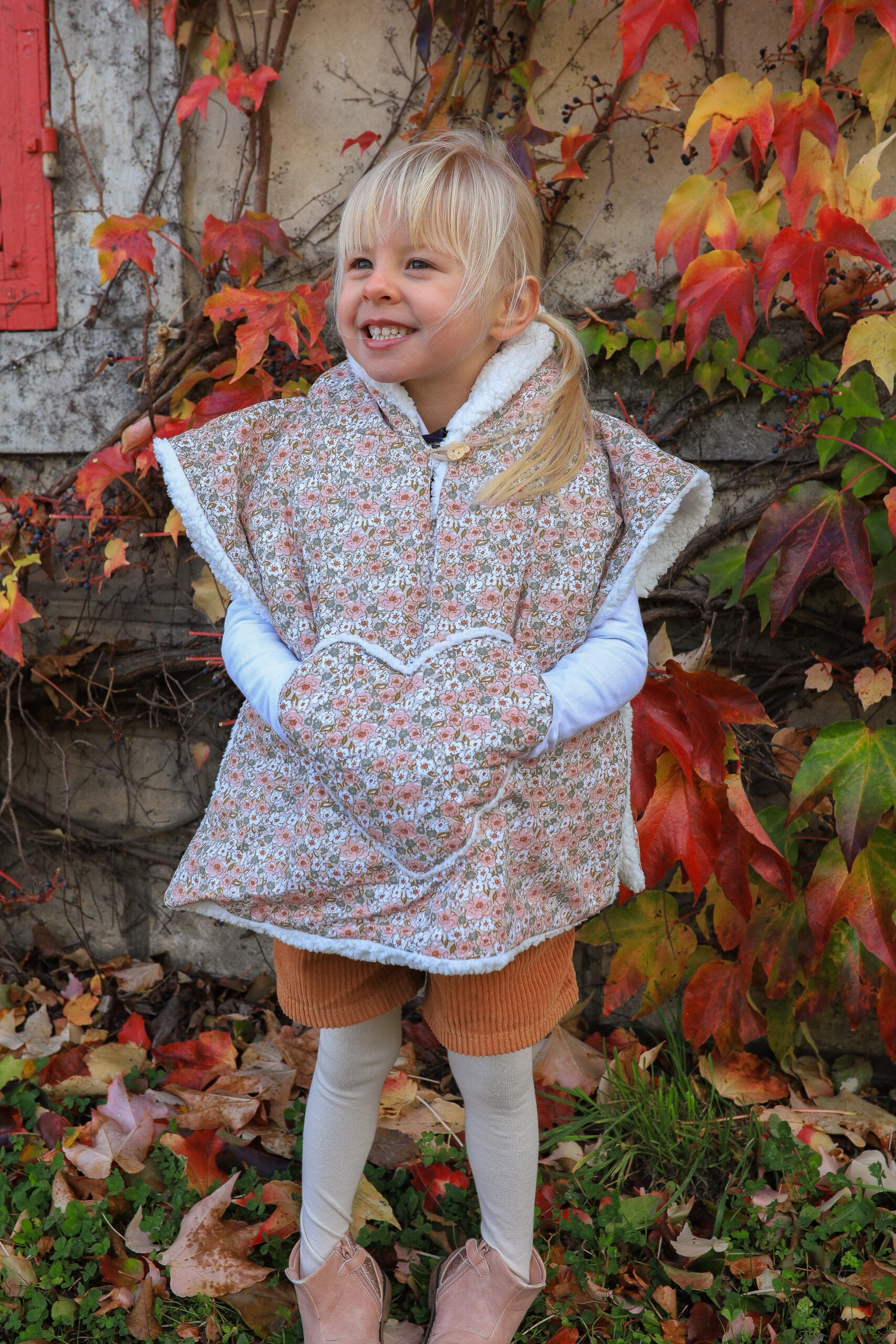 Poncho poche coeur Alma – Image 2